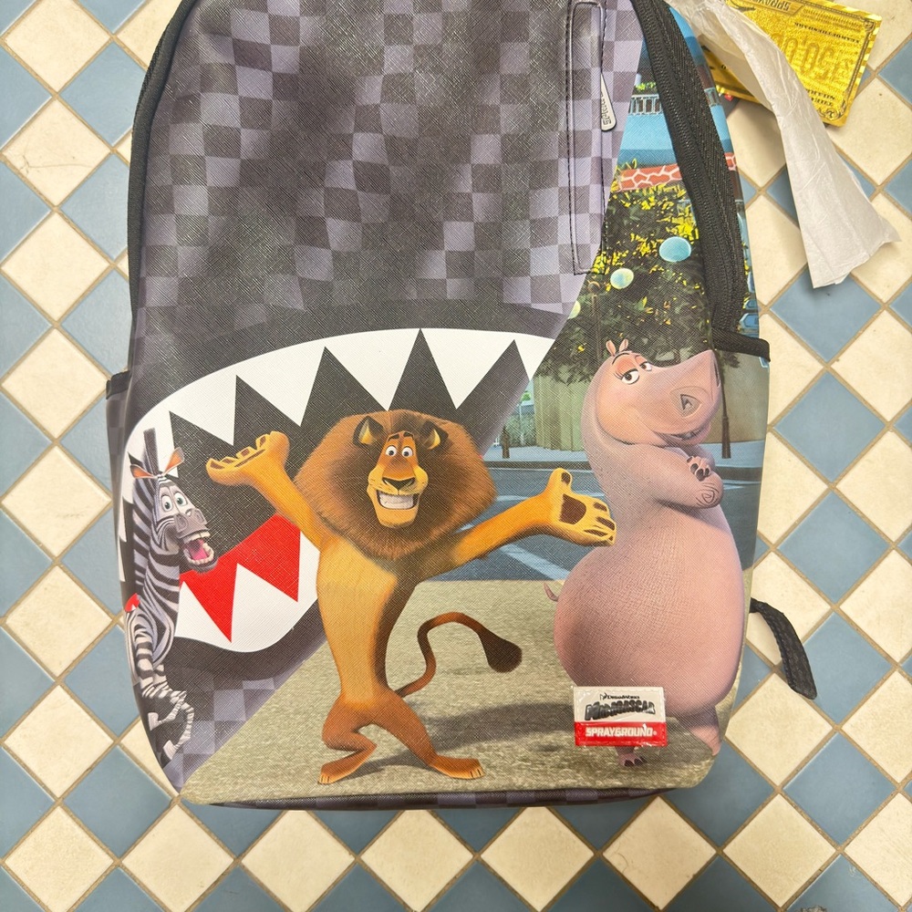 Sprayground Madagascar Character Backpack